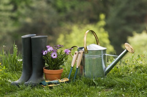 Cleaning technician using eco-friendly methods